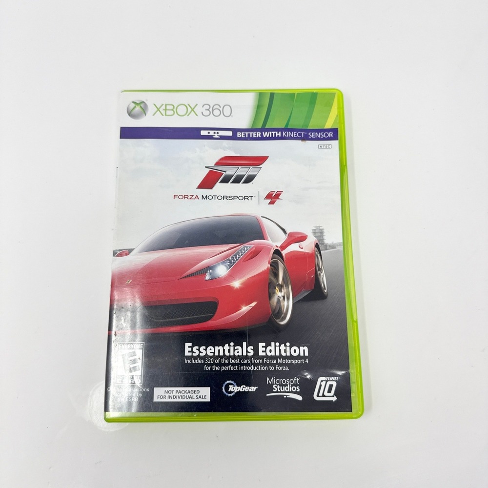 Forza Motorsport 4 Essentials Edition (Xbox 360) Complete Tested Working